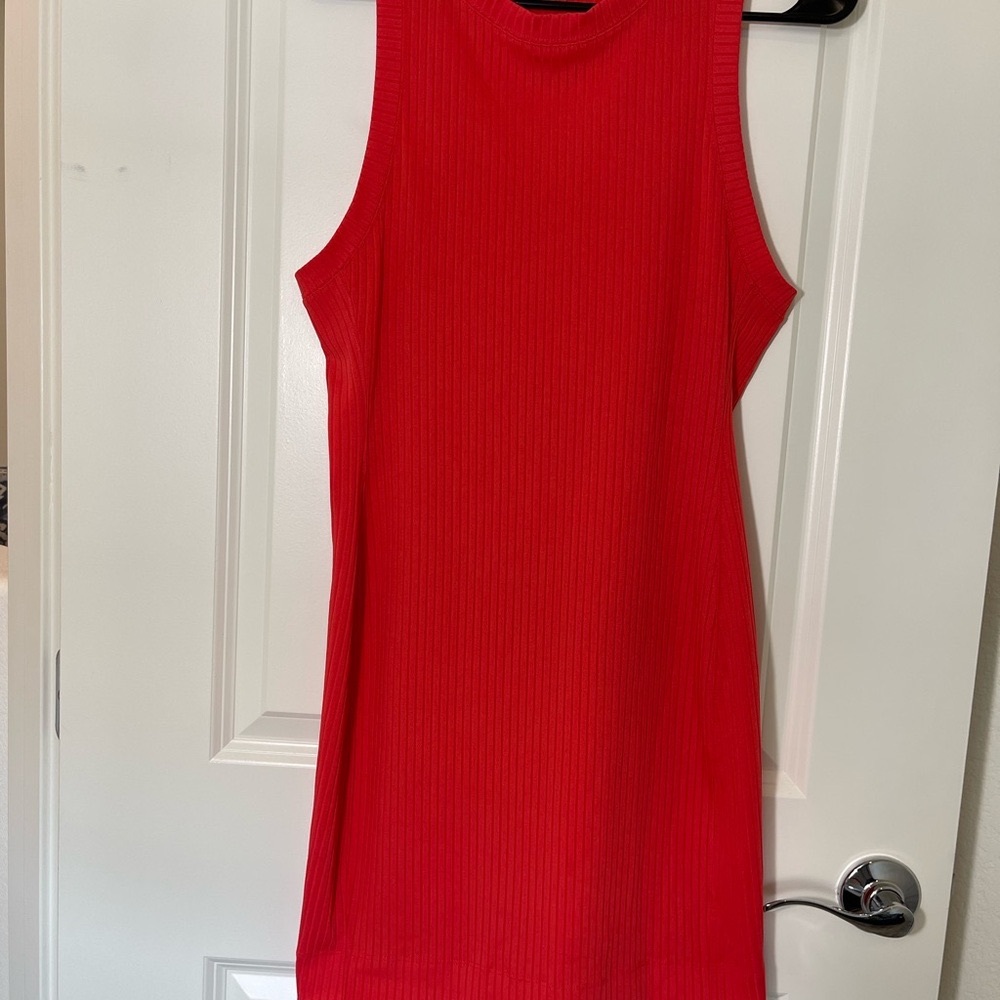 Red Sleeveless Dress